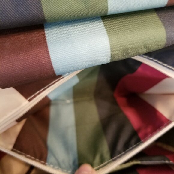 Coach blue, grey and salmon/pink bag. Soft leather. - Picture 6 of 15